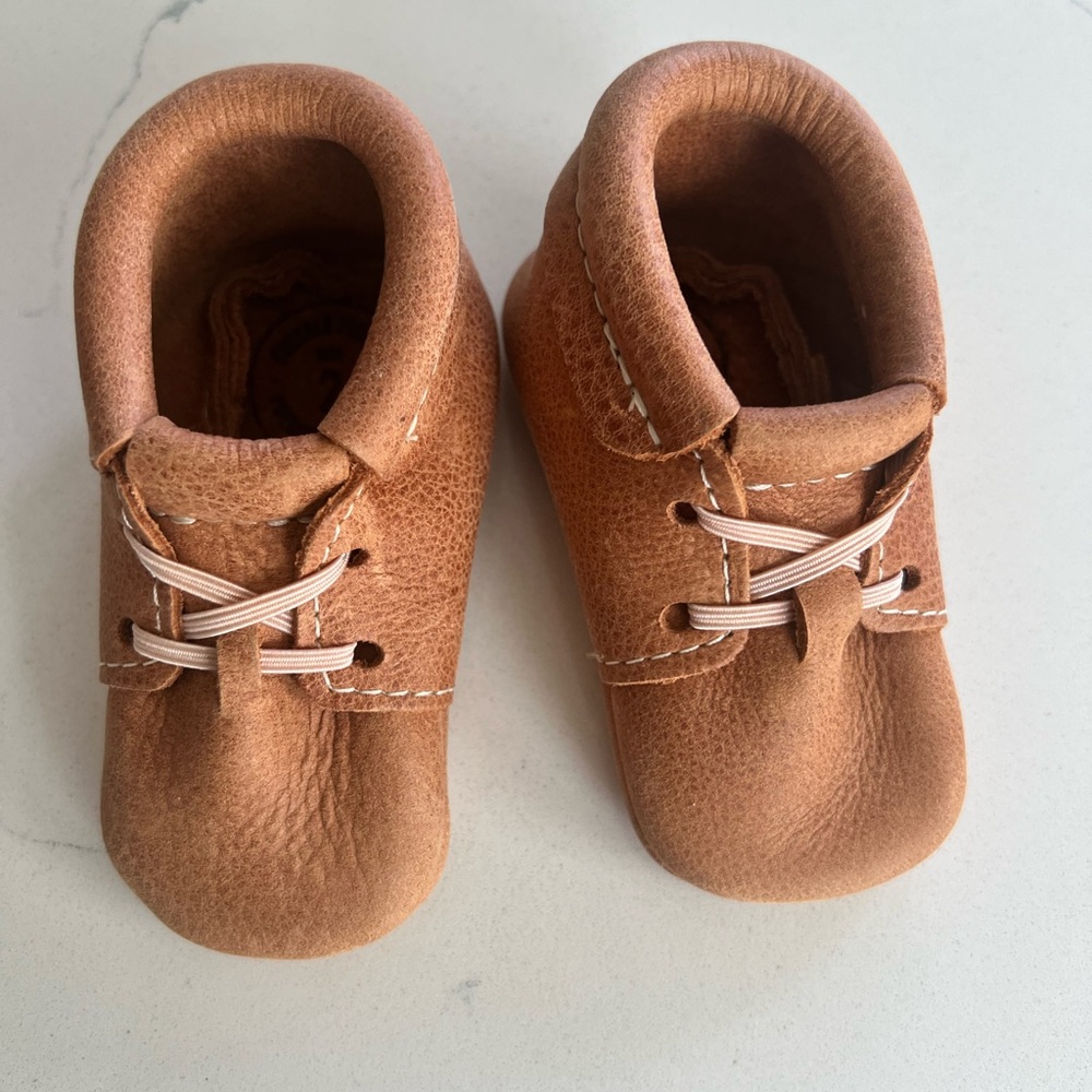 Freshly Picked Brown Leather Moccasins - Never Worn!